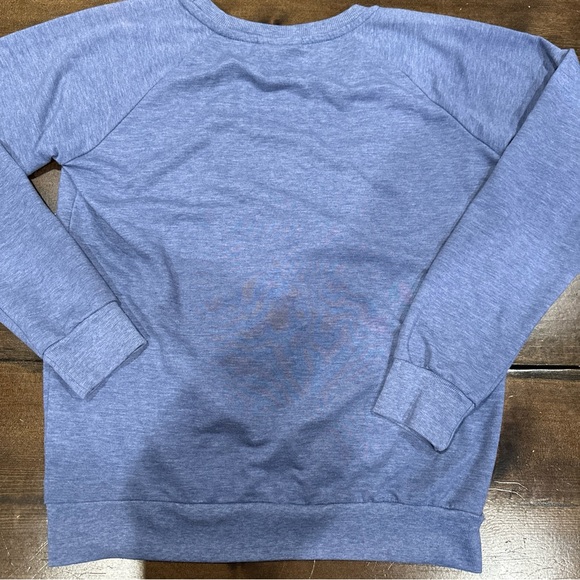 Disney Lilo & Stitch Women’s Pullover Sweater size Medium Blue - Picture 8 of 8